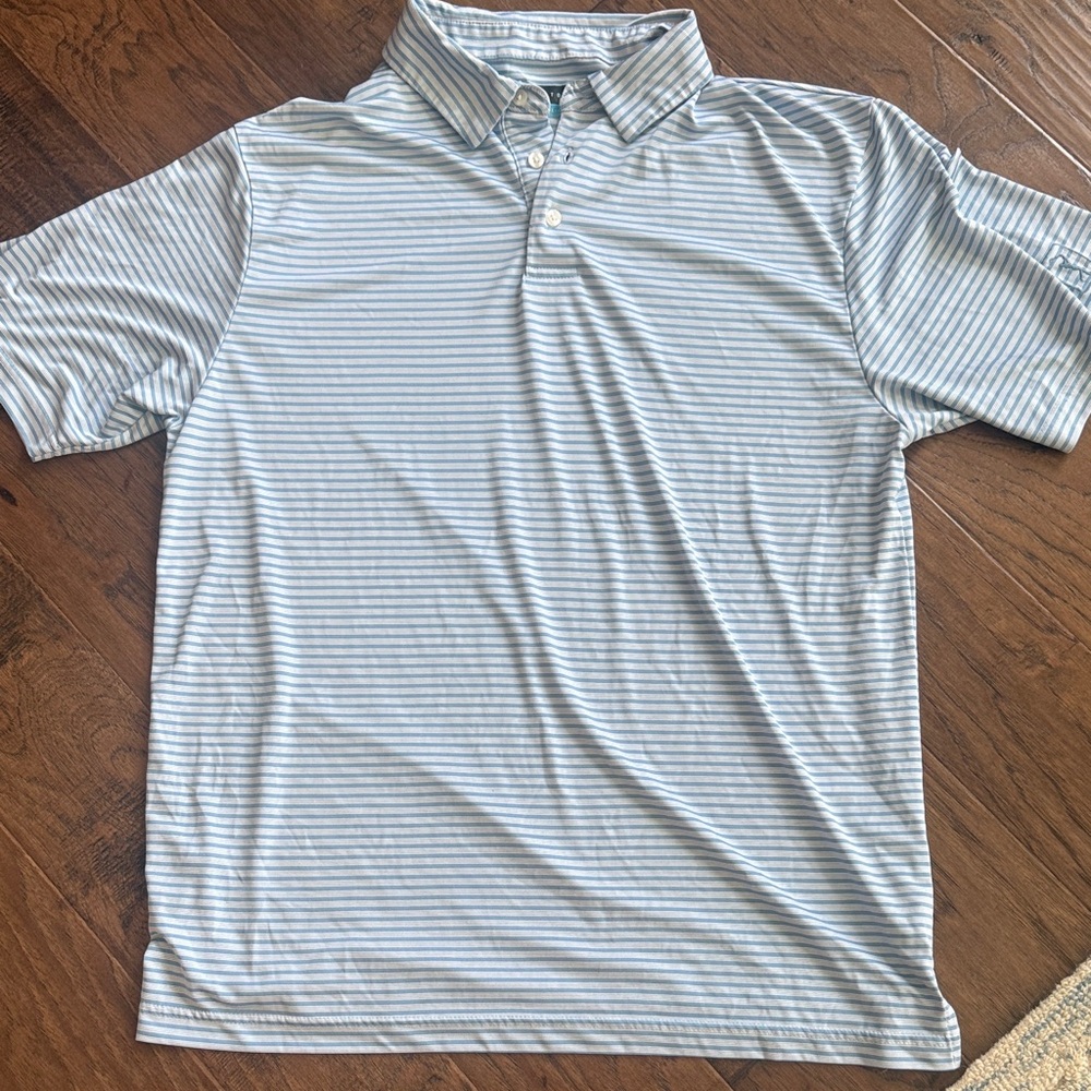 Striped blue Polo Shirt